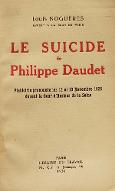 Le  suicide de Philippe Daudet : plaidoirie prononcée les 12 et 13 novembre 1925 devant la Cour d'assises de la Seine