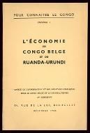 L'économie du Congo belge et du Ruanda-Urundi
