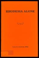 Rhodesia alone