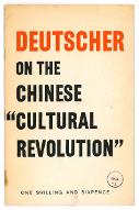 On the Chinese "cultural revolution"