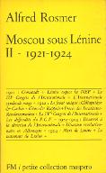 Moscou sous Lénine. 2, 1921-1924