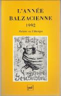 Un jeune Européen romantique : Honoré de Balzac