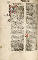 Biblia. Interpretationes hebraicorum nominum = Bible, 1482, latin