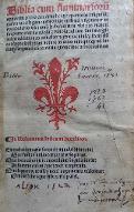 Biblia cum summariorum apparatu pleno quadruplicique repertorio insignita... = Bible, 1522, latin