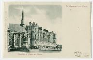 [Saint-Germain-en-Laye : Domaine : Château : Façade sud avec la Sainte Chapelle]