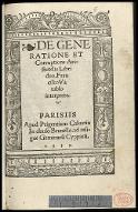 De generatione et corruptione Aristotelis Libri duo, Francisco Vatablo interprete = De la génération et de la corruption, 1535, latin