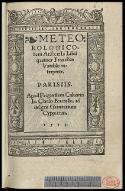 Meteorologicorum Aristotelis libri quatuor Francisco Vatablo interprete