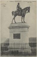 [Chantilly : domaine : statue du Duc d'Aumale]