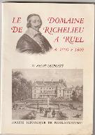 Le  domaine de Richelieu à Rueil de 1600 à 1800