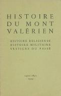 Histoire du Mont Valérien : histoire religieuse, histoire militaire, Vestiges du passé. 1400-1870