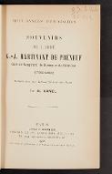 Souvenirs de l'abbé G.-J. Martinant de Préneuf, curé de Vaugirard, de Sceaux et de Saint-Leu, 1792-1801, huit années d'émigration : publiés avec une introduction et des notes