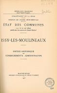 Issy-les-Moulineaux : notice historique et renseignements administratifs