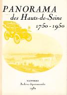 Panorama des Hauts-de-Seine, 1750-1950 : exposition : Nanterre, Archives départementales, 1980