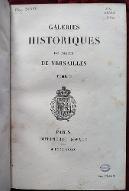 Galeries historiques du palais de Versailles. Tome II