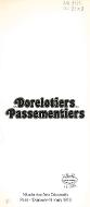 Des dorelotiers aux passementiers : exposition : Paris, musée des arts décoratifs, 10 janvier - 19 mars 1973
