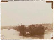 Billancourt : fin de l'île Seguin, vue du pont de Sèvres