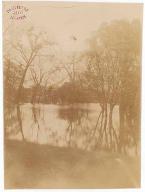 Inondation entre l'île St Germain et l'île Séguin, 1910