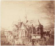 [Boulogne-Billancourt : photographie d'un dessin représentant l'église Notre-Dame-des-Mesnus vers 1830]