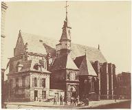 [Boulogne-Billancourt : façade de l'église Notre-Dame-des-Mesnus vers 1859]