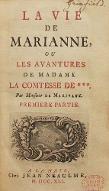 La  vie de Marianne ou Les avantures de Madame la Comtesse de ***