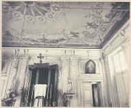 [Clichy : vue intérieure du grand salon du pavillon de Vendôme transformé en chapelle : le plafond peint]