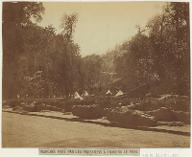 Domaine de Saint-Cloud : Tranchée faîte par les Prussiens à travers le parc