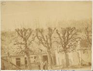 [Domaine de Saint-Cloud : parc : guerre de 1870-1871 : mur de soutènement de la rotonde de Breteuil]