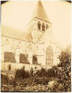 [Agnetz : église Saint-Léger : vue extérieure côté sud]