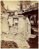 [Drancy : ruines du château Ladoucette après la guerre de 1870]