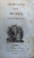Almanach des Muses pour MDCCCIX [1809]