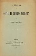 A propos des contes de Charles Perrault