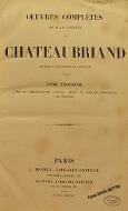 Œuvres complètes de Chateaubriand. Tome 3, Génie du Christianisme ; Atala ; René ; Le dernier Abencérage ; Les martyrs