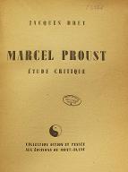 Proust : étude critique