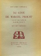 Du côté de Marcel Proust : suivi de ; Lettres inédites de Marcel Proust à Benjamin Crémieux