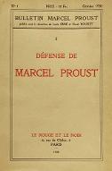 Défense de Marcel Proust