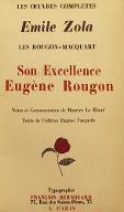Son excelence Eugène Rougon
