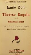 Thérèse Raquin : suivi de, Madeleine Férat