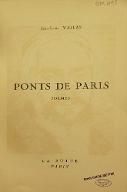 Ponts de Paris : poèmes