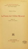 La  faute de l'abbé Mouret