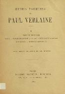 Œuvres posthumes de Paul Verlaine