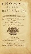 L'homme de René Descartes, et la formation du foetus, avec les remarques de Louis de La Forge,...