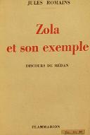 Zola et son exemple : discours de Médan