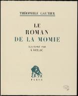 Le  roman de la momie : Théophile Gautier