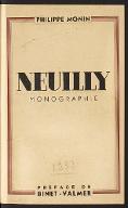 Neuilly monographie