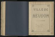 Monographie de la commune de Meudon