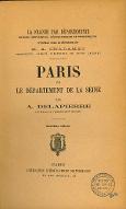 Paris et le département de la Seine