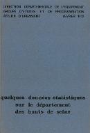 Quelques données statistiques sur le département des Hauts-de-Seine d'après les recensements de l'INSEE de 1954-1962-1968