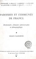 Paroisses et communes de France : dictionnaire d'histoire administrative et démographique : région parisienne. région parisienne
