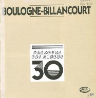 Boulogne-Billancourt : parcours des années 30 [parcours pédestre]