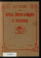 Guide de Garches, Marnes-la-Coquette et Vaucresson : 3ème année, 1934